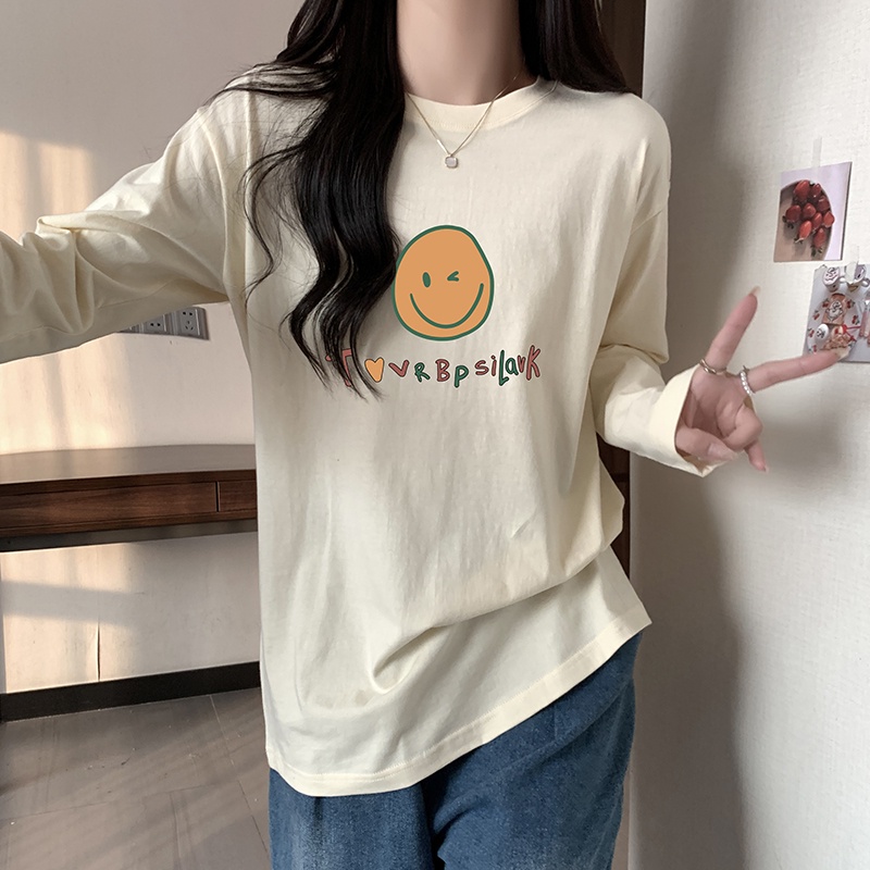 NRVP Áo Thun Nữ Dài Tay Thời Trang Hàn Quốc 2023