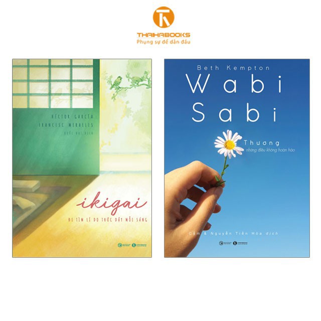 Sách - Combo Ikigai + Wabi sabi - Thái Hà Books