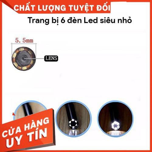 Dụng cụ lấy ráy tai bằng camera nội soi full HD kết nối với điện thoại