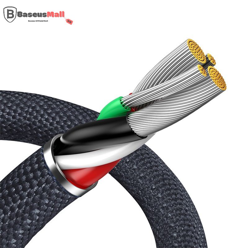 Cáp sạc nhanh Baseus Crystal Shine Series Fast Charging Data Cable USB to l.P 2.4A