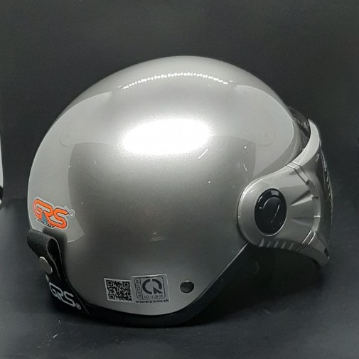 Mũ bảo hiểm nửa đầu có kính cao cấp - GRS A33K xám bóng - bảo hành 12 tháng