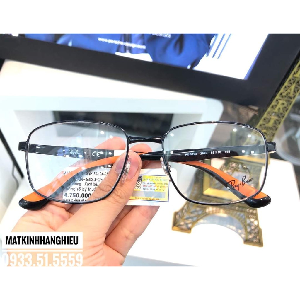Gọng Kính Cận Thời Trang Chính Hãng RAYBAN RB6423