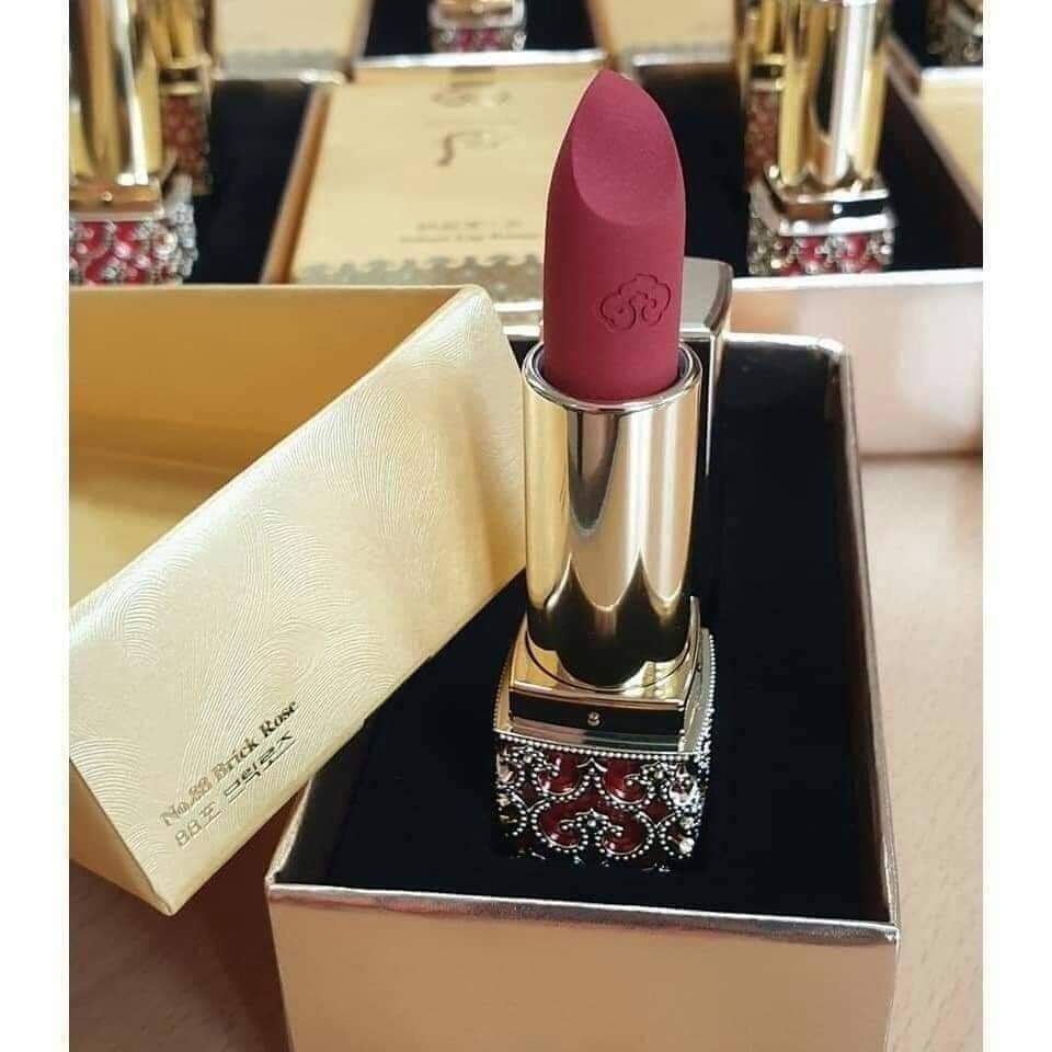 Son Whoo Mi Velvet Lip Rose Hoàng Cung 3.5g Với 8 màu hộp vuông