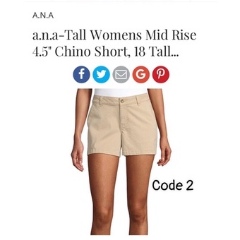 Quần Short Kaki ANA  - 3559