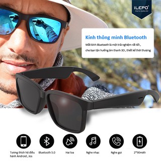 Mắt kính thông minh Bluetooth 5.0 mới nhất, gọi điện, nghe nhạc siêu tiện lợi bảo hành 12 tháng A2 Frames