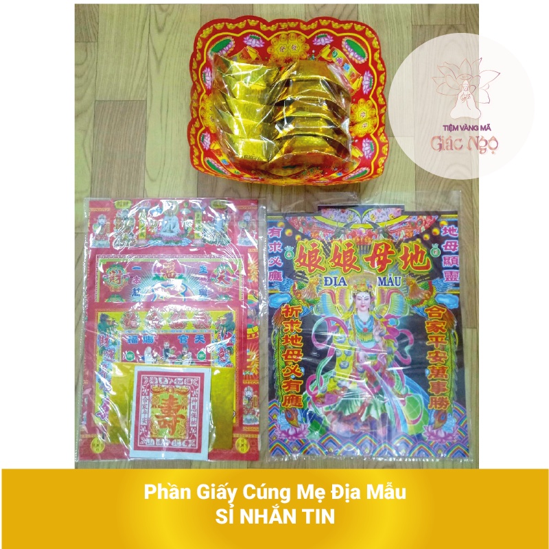 Phần Giấy Áo Cúng Mẹ Địa Mẫu Loại Lớn Đẹp - Giấy Cúng Vàng Mã Giá Rẻ Sỉ Lẻ