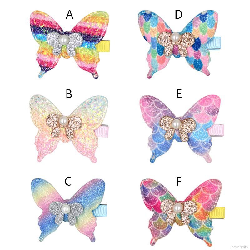 Kẹp tóc ngọc trai cho bé gái