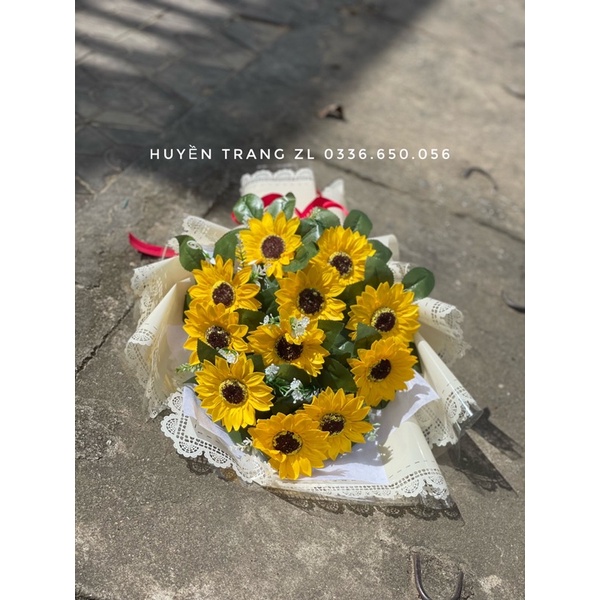 Bó Hoa sáp hướng dương 11 - 15 bông