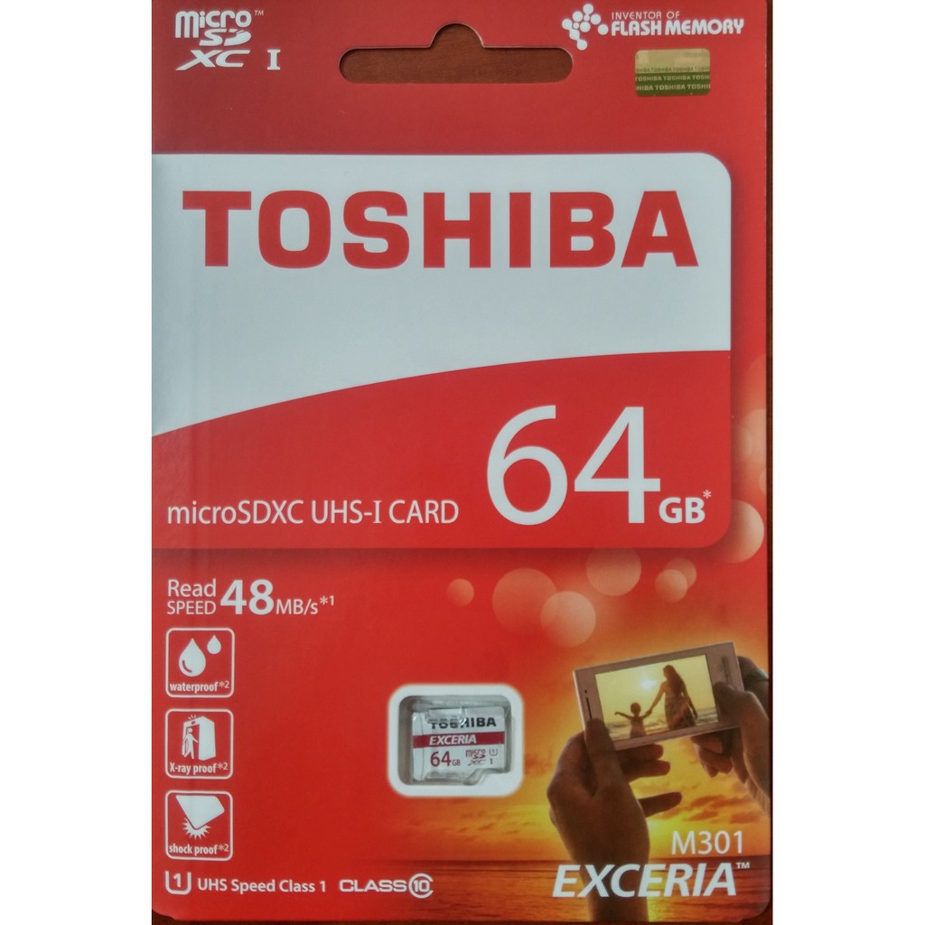 Thẻ nhớ Micro SD 64GB TOSHIBA  CLASS 10  Bảo hành 12 Tháng siêu rẻ