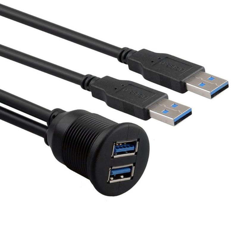 Dây Cáp Nối Dài 2m Cổng Usb 3.0 Cho Xe Hơi / Tàu Thuyền