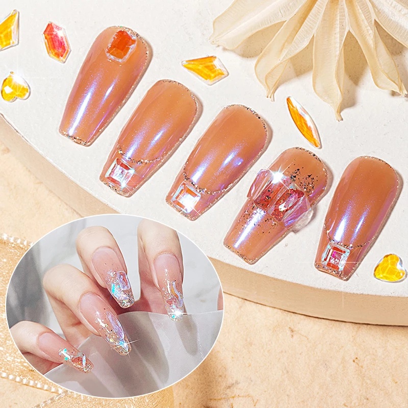 Bộ 100 HạT ĐíNh Trang Trí MóNg 3D
