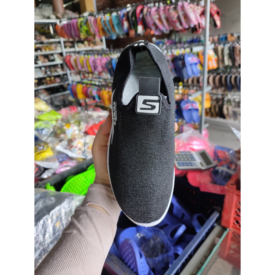 Giày xỏ nữ chạy bộ Sport chất tuyết sa mềm siêu êm