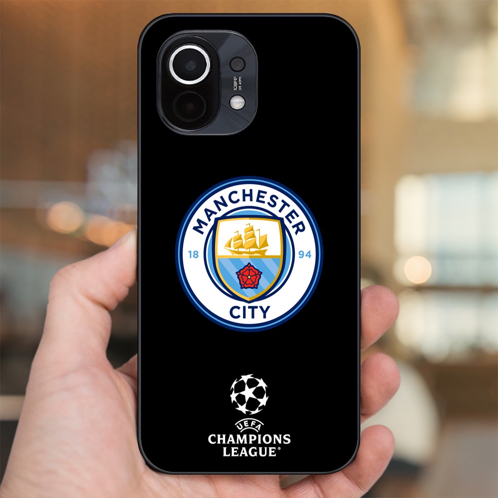 Ốp lưng Xiaomi Mi 11 viền đen in hình Manchester City MC