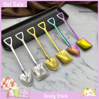 Muỗng Múc Kem / Trà / Cà Phê / Ăn Kem Thiết Kế Nhỏ Gọn Chống Mài Mòn Tiện Dụng Cho Nhà Bếp