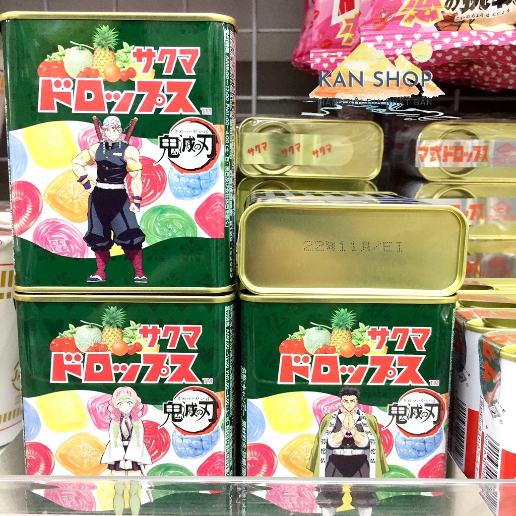 Kẹo trái cây Sakuma Drops hộp thiếc 80g Nhật Bản | 4903901164856 | Kan shop hàng Nhật