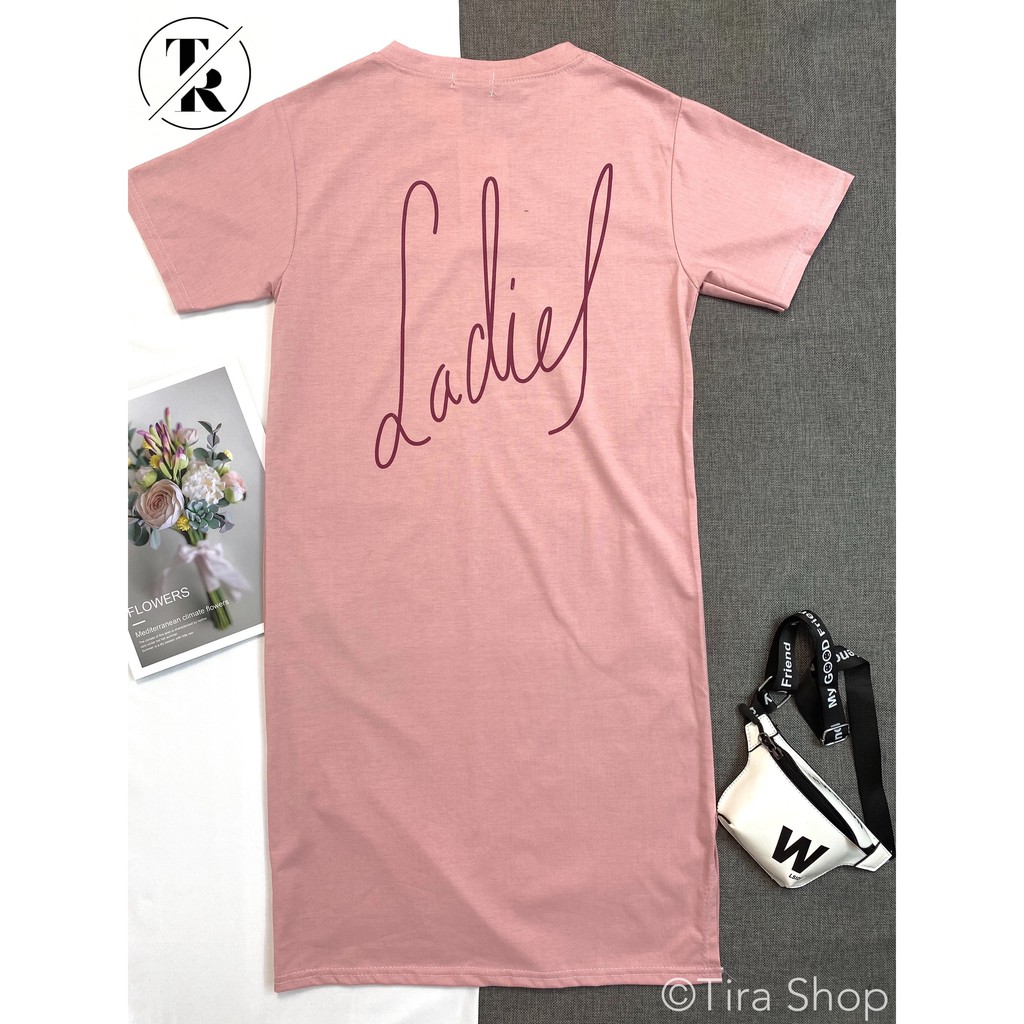 Váy Suông Dáng Dài Họa Tiết Chữ Ký Ladiel Form To Hàng VNXK | BigBuy360 - bigbuy360.vn