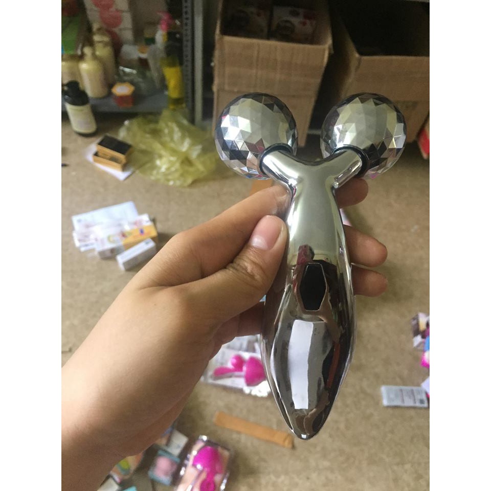 [Mã COSBEST27 giảm 10% đơn 250K] CÂY LĂN MASAGE MẶT 2 BI | BigBuy360 - bigbuy360.vn