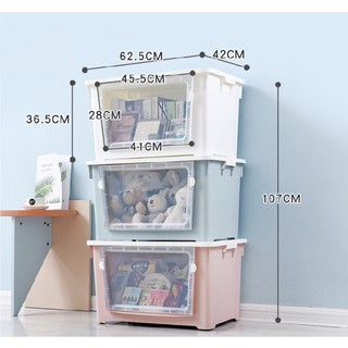Hộp đựng đồ trong suốt cỡ lớn thiết kế đơn giản phong cách nhật bản