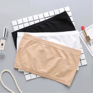 ( có sẵn )Áo quây ngực nữ thun dệt co dãn không dây