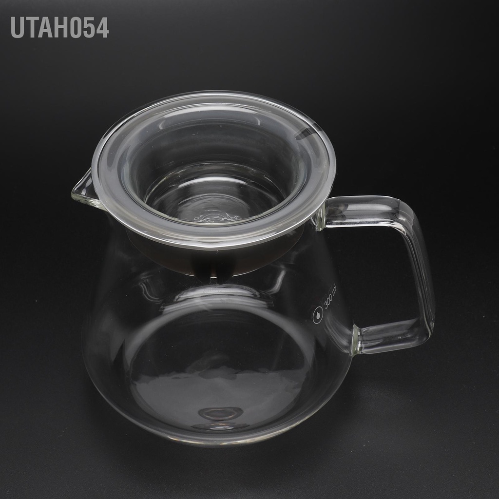 [Hàng HOT] Bình Đựng Cà Phê Thuỷ Tinh V60 300ml - 500ml【Utah054】
