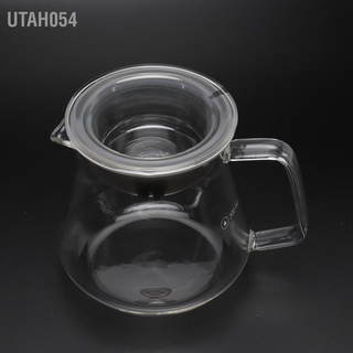[Hàng HOT] Bình Đựng Cà Phê Thuỷ Tinh V60 300ml - 500ml【Utah054】