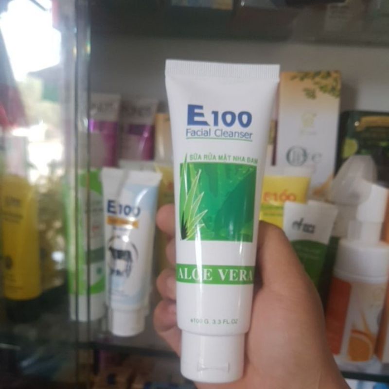 Sữa rửa mặt nha đam E 100 100g e100