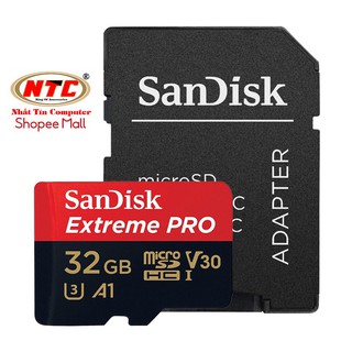 Mua Thẻ nhớ MicroSDHC SanDisk Extreme Pro V30 U3 4K A1 32GB 100MB/s (Đen)