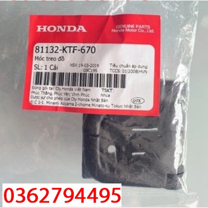 Móc Treo Đồ SH 2001-2020- Dylan- PS- Lead 125- SH Mode Zin Chính Hãng Honda