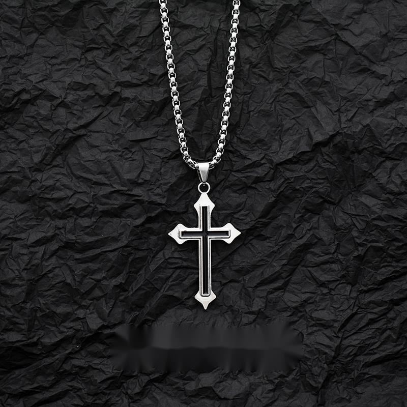 Vòng cổ Mặt Chữ Thập Phong Cách hip hop Thời Trang Cho Nam Và Nữ