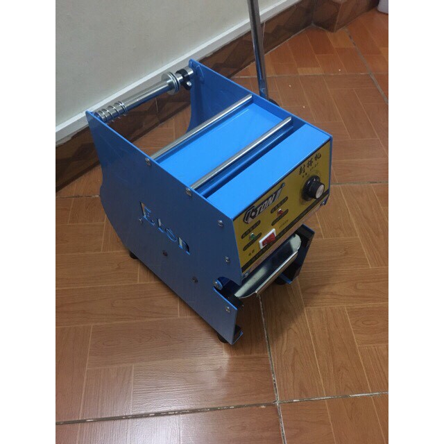 Máy dán miệng cốc , máy dập nắp ly ET-D7