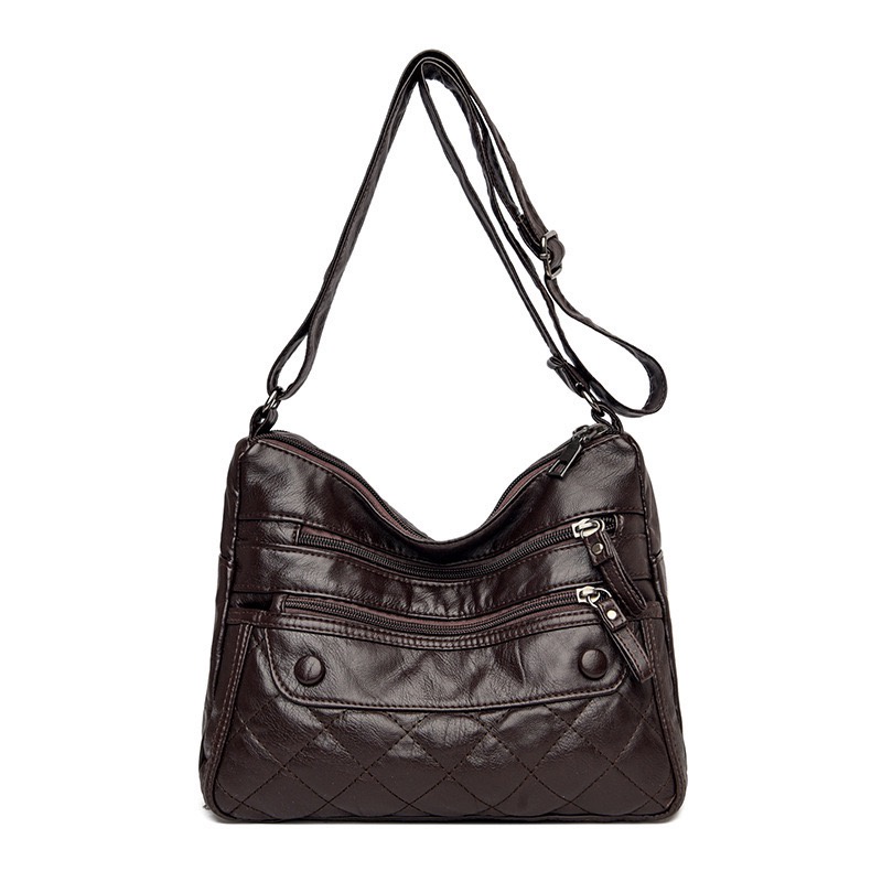 Túi Đeo Chéo Nữ Da Mềm Nhiều Ngăn Kiểu Mới Dành Cho Chị Em Công Sở