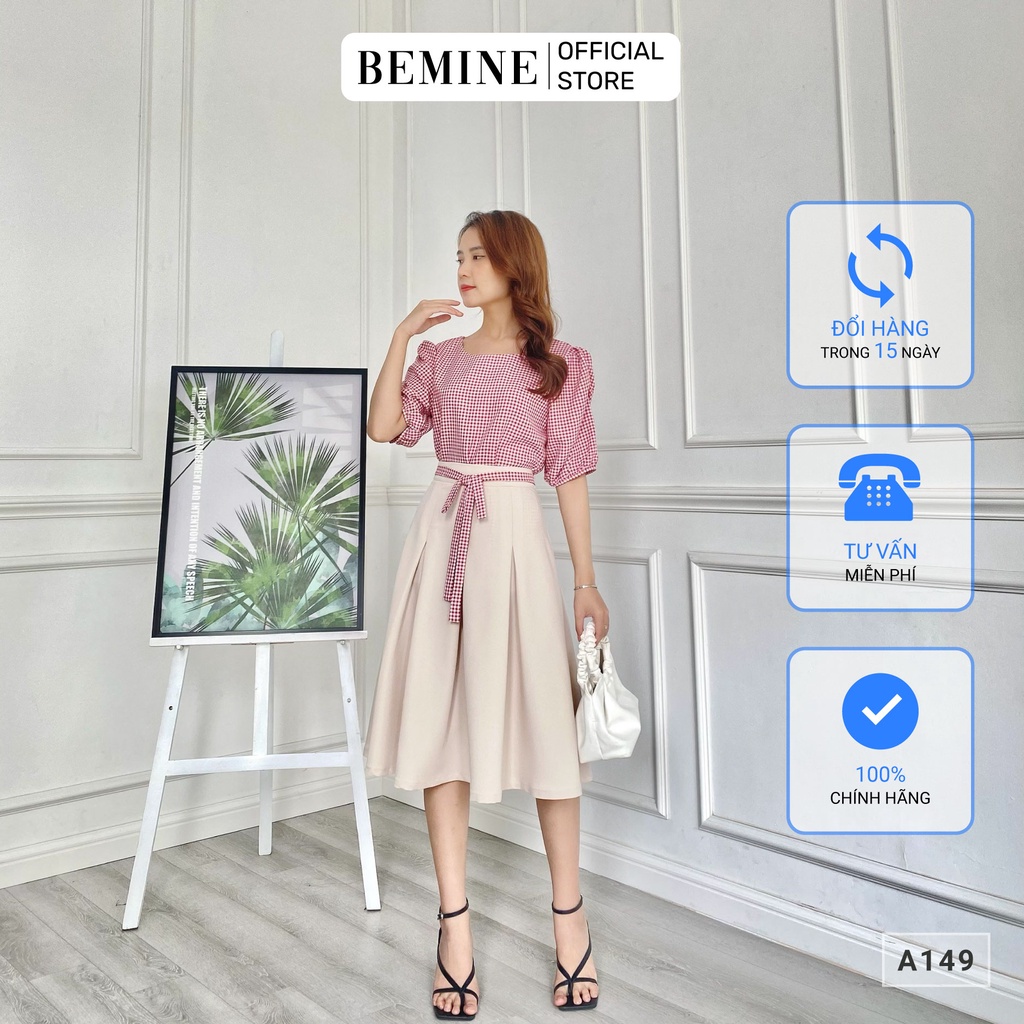 Áo tay bồng cổ tròn BEMINE A149DO