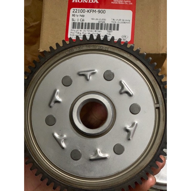 Bộ nồi sau Wave anpha/ W thái/ Dream/ super DR/ RS 100/ W @ zin hãng Honda