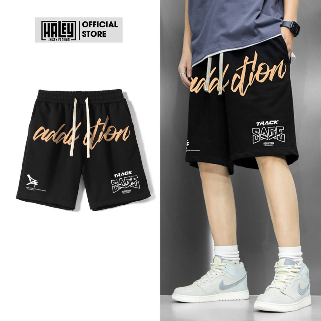 Quần Short Đùi Thể Thao HALEY Nam Nữ Chất Da Cá Thoáng Mát Mã QD16 Form Siêu Đẹp cool ngầu Ulzzang