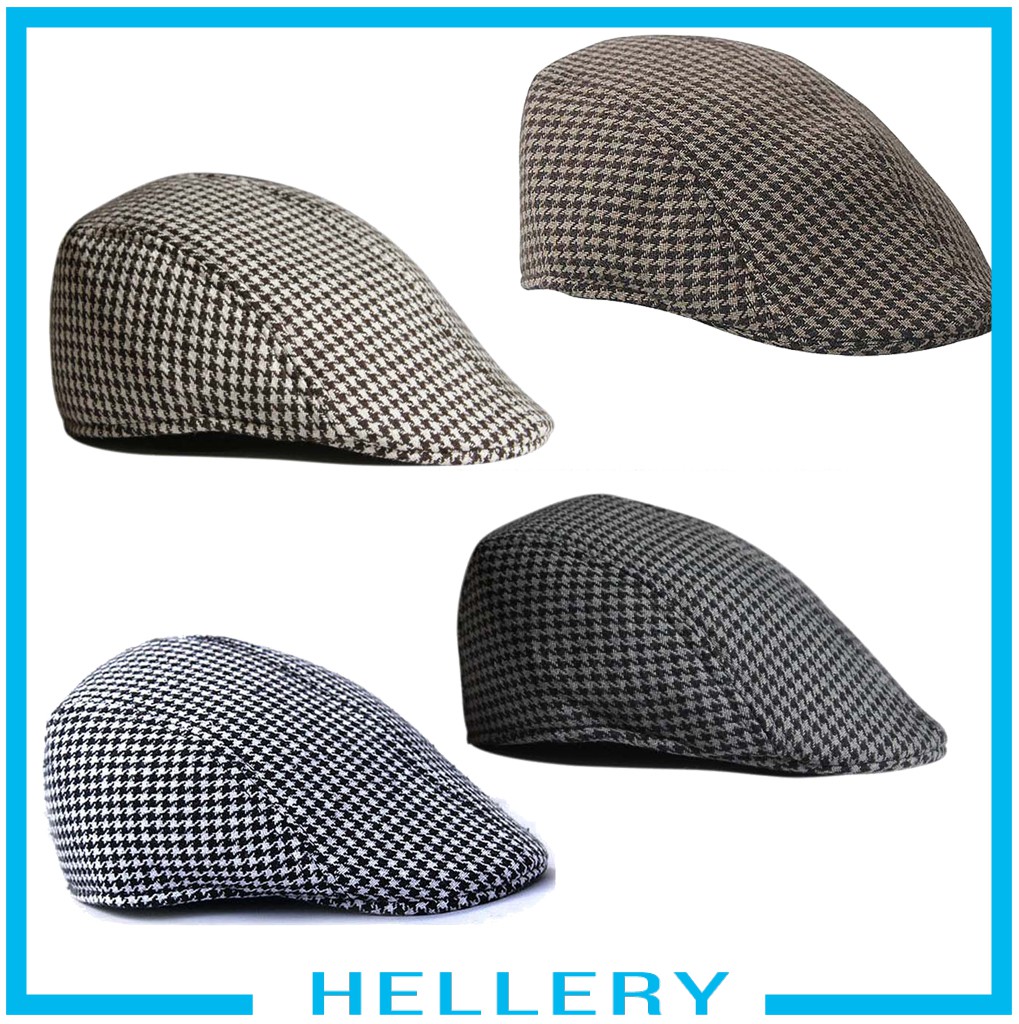[HelleryVN] Mũ Nồi Cotton Phẳng Cổ Điển Có Răng Dành Cho Bé Trai Bé Gái
