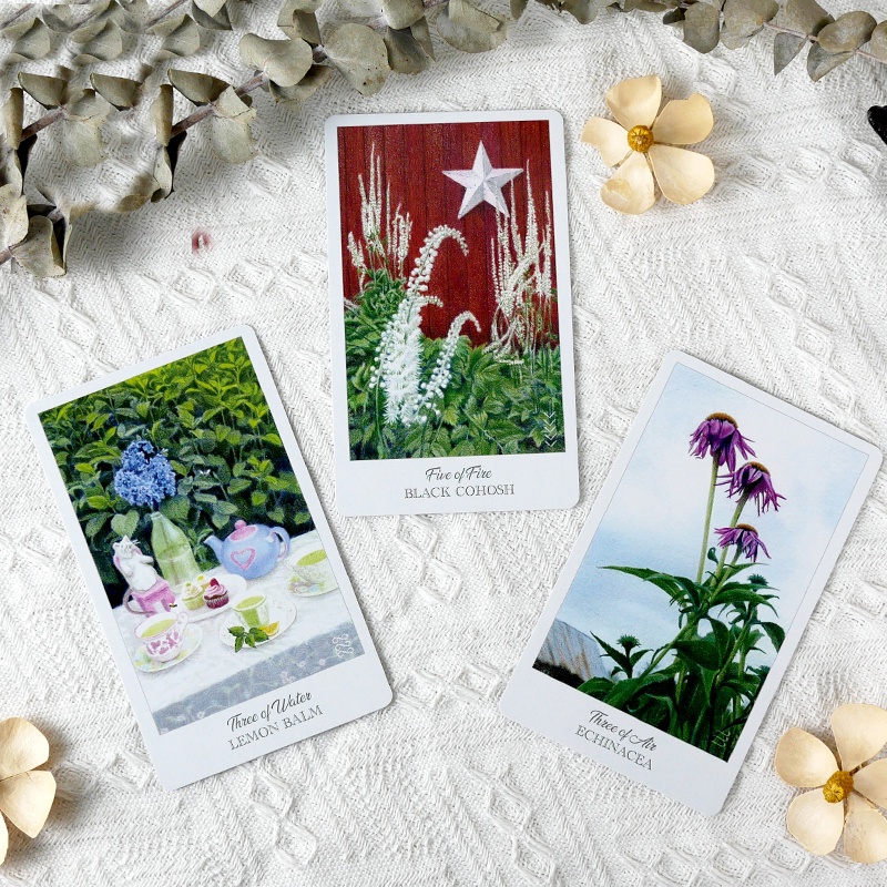 The Herbcrafters Tarot Card Game Bộ Thẻ Bài Tarot Gồm 78 Lá Chất Lượng Cao