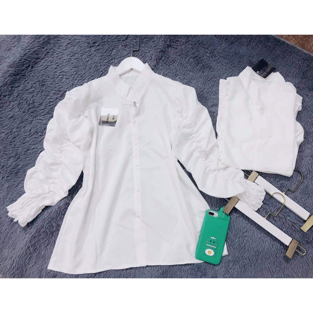 Áo sơ mi tay nhún HSU0221 | BigBuy360 - bigbuy360.vn