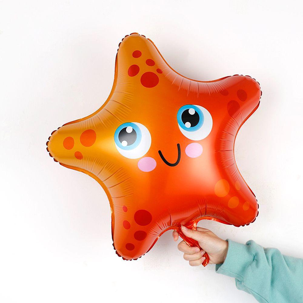 Bong Bóng Hình Động Vật Biển / Cua / Sao Biển / Bạch Tuộc Trang Trí Tiệc Sinh Nhật Cho Bé