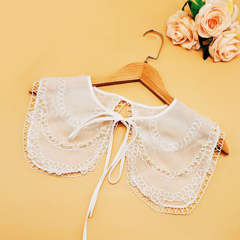 Cổ Áo Giả Thêu Họa Tiết Phong Cách Hanfu Cổ Điển