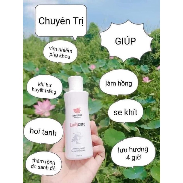 [[Chính Hãng 100%] Gel Phụ Khoa Lady Care Linh Hương Gel Tình Ái Dung Dịch Vệ Sinh Phụ Nữ Cao Cấp