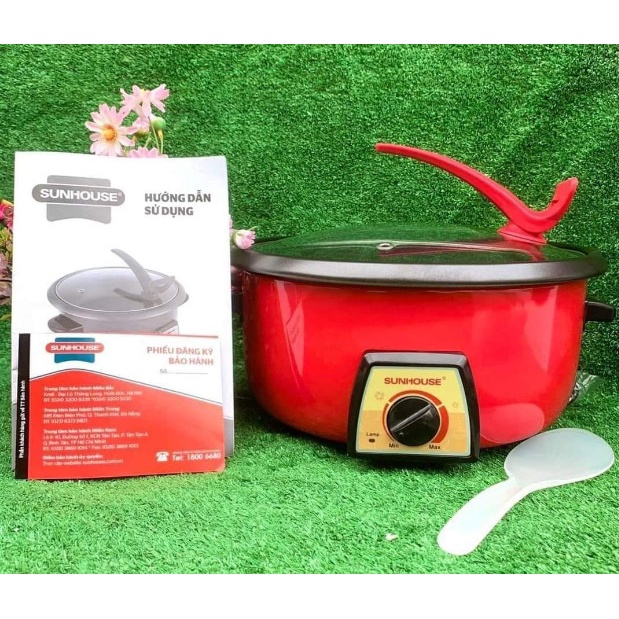 Lẩu điện SUNHOUSE SHD4520 - Hàng Chính Hãng Sunhouse Bảo hành 12 tháng