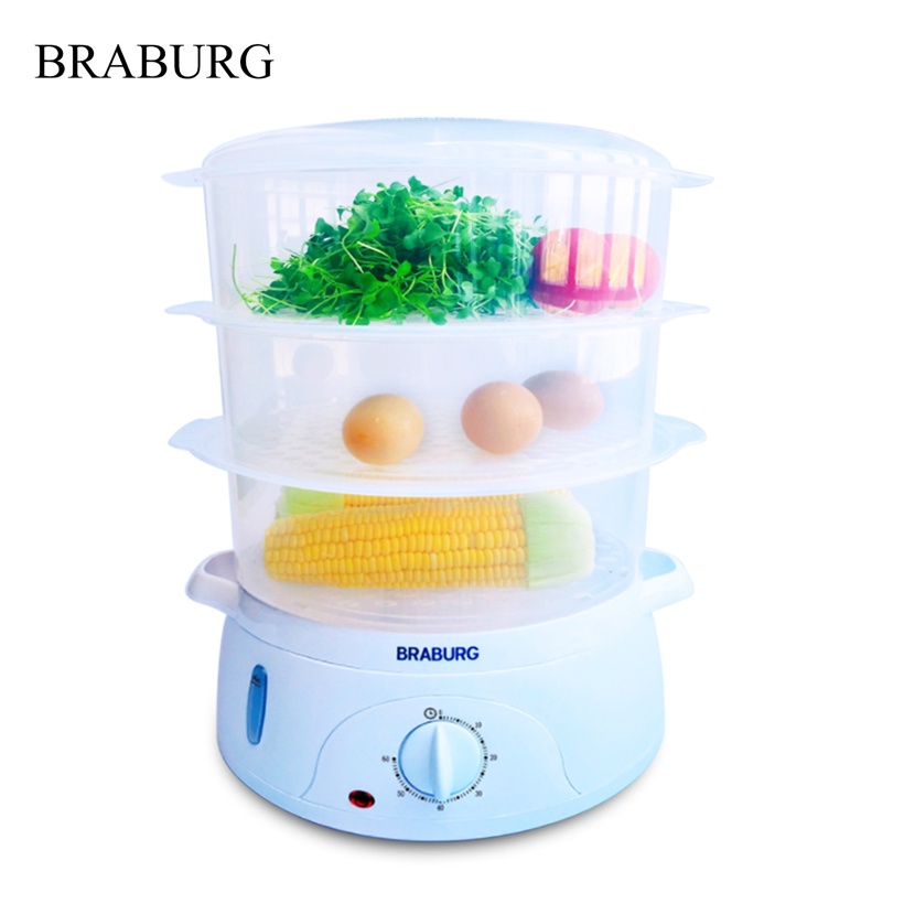 Nồi hấp 3 tầng Brburg 9L -B3K