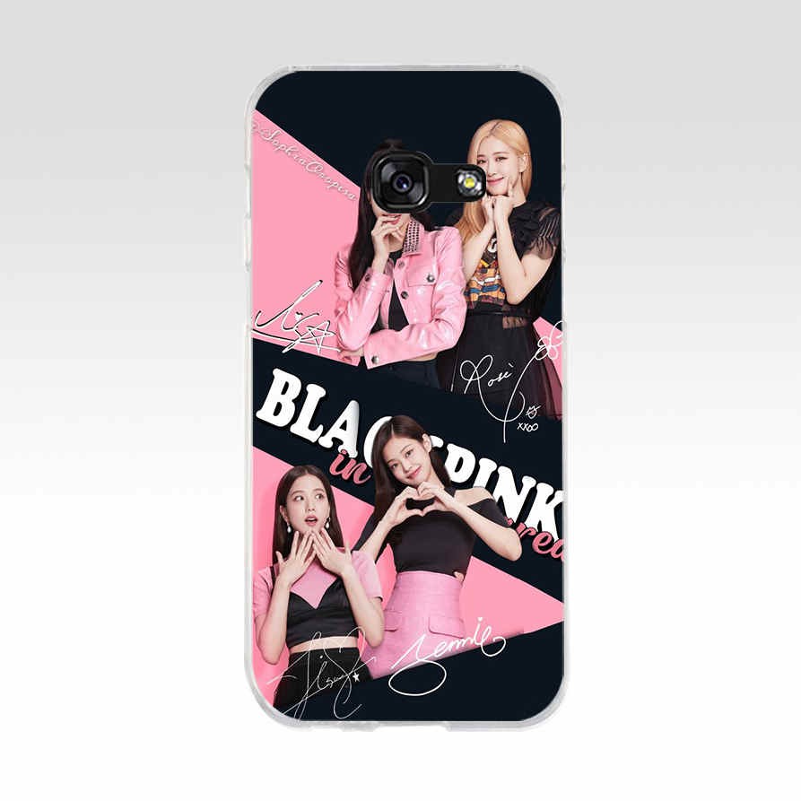 Ốp điện thoại TPU silicon mềm hình Blackpink cho Samsung Galaxy A5 2015 2016 a5 2017 a3 2016 a7 2018 A80