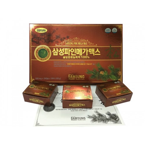 Tinh Dầu Thông Đỏ Samsung Hàn Quốc 120 viên