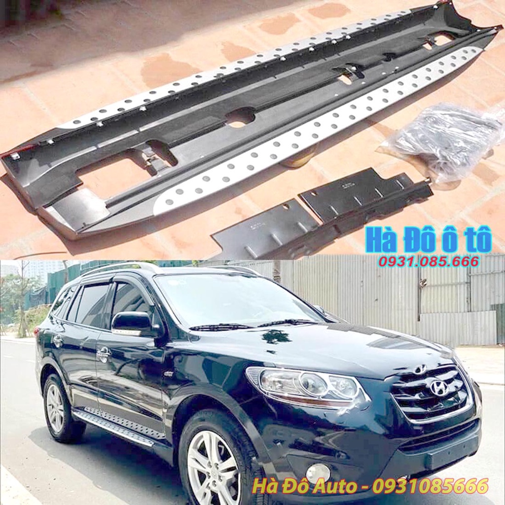 Bậc Lên Xuống Santafe 2010 2011 2012 - Bệ Bước Chân Santafe 2010/2012