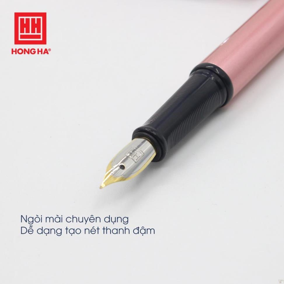 Bút máy nét hoa Hồng Hà tạo nét thanh nét đậm dành cho học sinh - 2282 - Hồng Hà