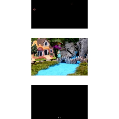 Mô hình cây cầu xinh xắn trang trí bể thủy sinh terrarium