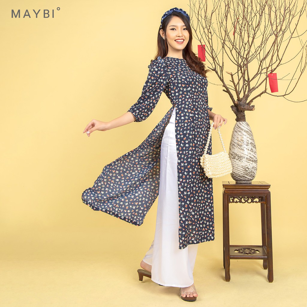 MAYBI - Áo dài Cẩm Chu (Không kèm quần lụa)