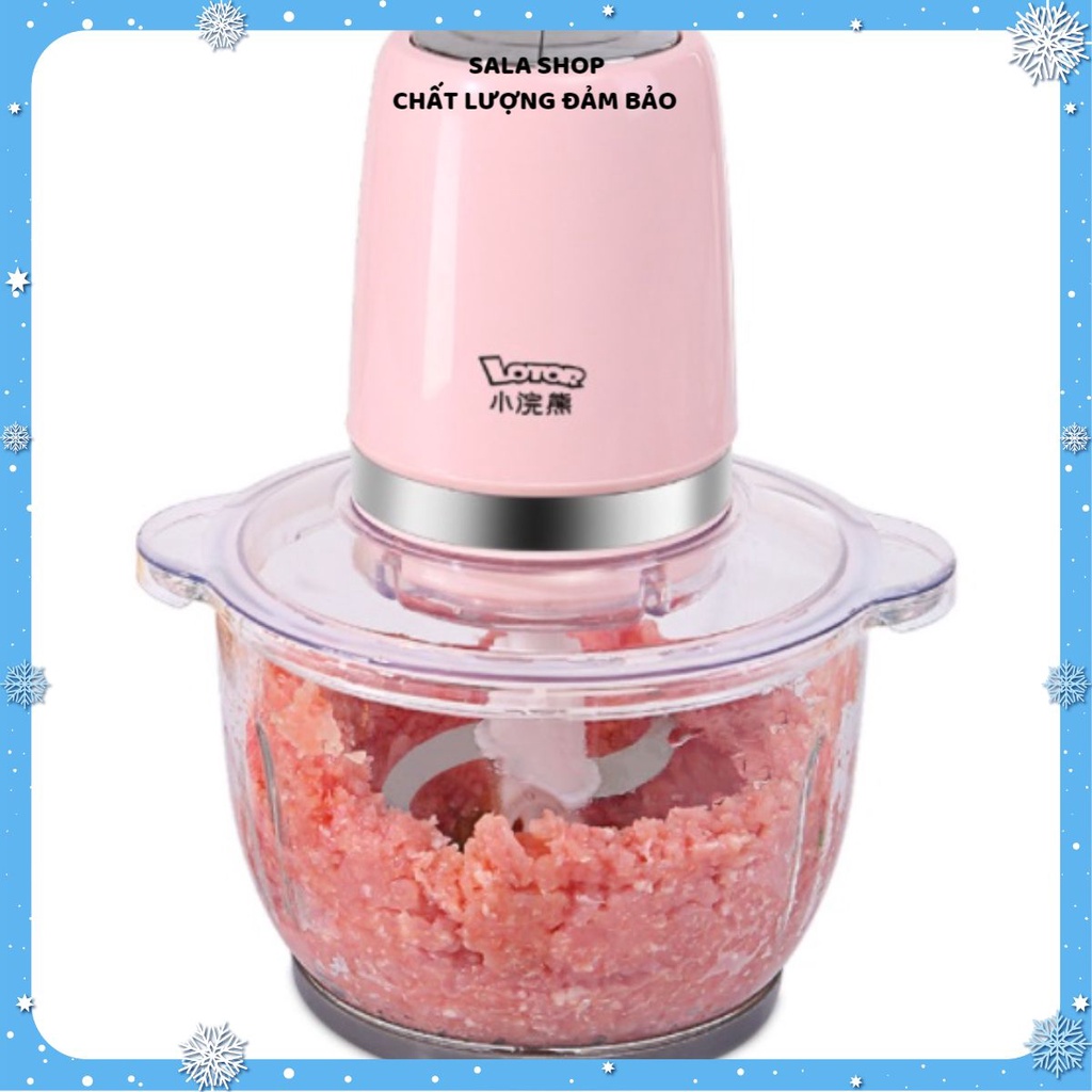 Máy xay thịt Lotor loại 2 lít và 1.2 lít, sử dụng để xay thịt, rau, củ, quả, thực phẩm cho bé