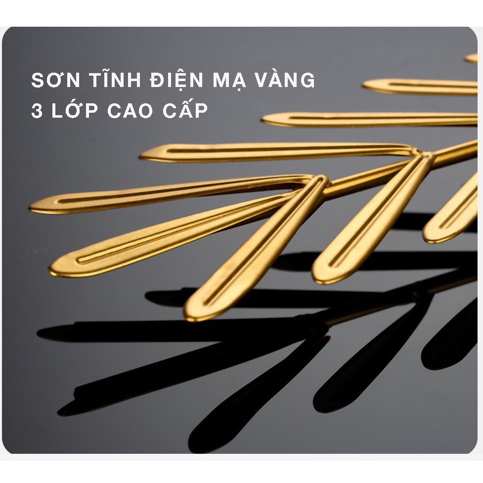 Đồng Hồ Con Công Treo Tường Chim Khổng Tước Vàng Shouse DTN009 kim trôi không gây tiếng động trang trí phòng khách